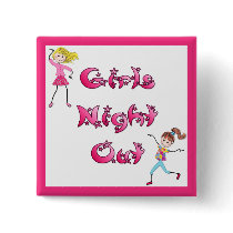 Girl's Night Out buttons