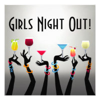 Girls Night Out Cocktail Party Invitation