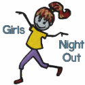 Girl's Night Out embroideredshirt