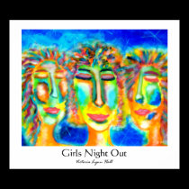 Girls Night Out Fine Art Print