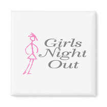 Girls Night Out (Girl) magnets