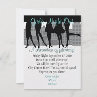 Girls Night Out invitation