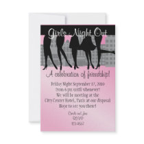 Girls Night Out Personalized Announcements