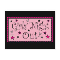 Girls Night Out: Invite postcards by corena02 Girls Night Out: Invite postcards