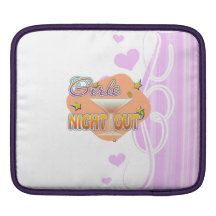 girls night out, last night out bachelorette party sleeve for iPads