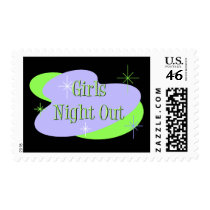 Girls Night Out postage stamps