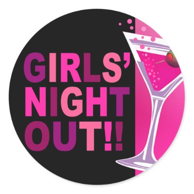 images of girls night out. Girls' Night Out Sexy Glam Martini Party Sticker by Special_Occasions