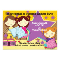 Girls Night out Sleepover Party invitation invitations