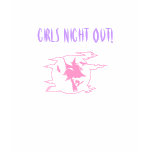 Girls Night Out!-Witch Design-Humor-T-Shirt