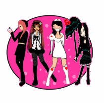 Girls of Ai Kiri Keychain photo sculptures by aikiri Girls of Ai Kiri Keychain photo sculptures