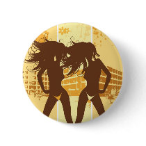 Girls on the Beach Button