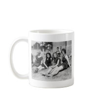 Girls on the Beach, early 1900s Coffee Mugs