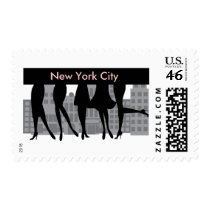 Girls Only Postage Stamp