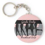 Girls Only-Version 2 Keychains