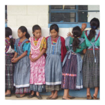 Girls Peeking in Large Canvas posters by interamericanhealth Girls Peeking in Large Canvas posters