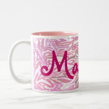Girl's Personalized Pink Mug