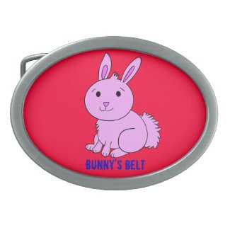 Girl's Pink Bunny Belt