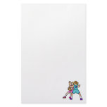 Girls playing Hoops Stationery Paper