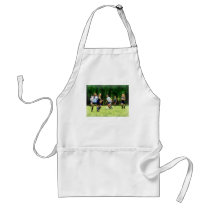 Girls Playing Soccer aprons
