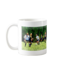 Girls Playing Soccer mugs