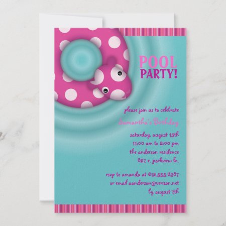 Party Invitations on Birthday  Girls Birthday Party Invitations