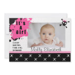 Girl's Punk Rock Birth Announcement