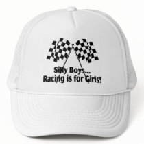 Girls Racing hats by CelebrationZazzle Girls Racing hats