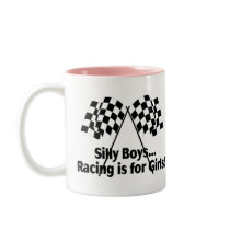 Girls Racing mugs