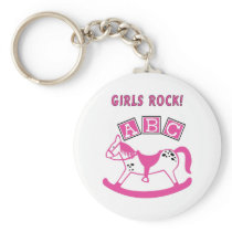 Girls Rock Key Chains