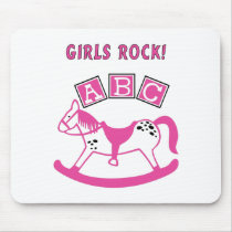 Girls Rock Mouse Mat