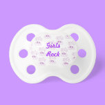 Girls Rock pacifiers