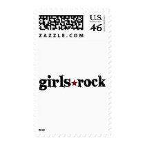 Girls Rock postage