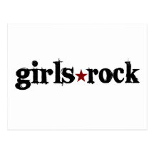 Girls Rock Postcard