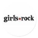Girls Rock stickers