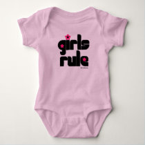 Girls Rule baby   t-shirts