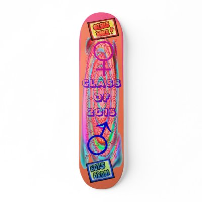 Girls Rule - Boys Drool Skateboard Decks by SherryHolderHunt