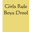 Girls Rule Boys Drool T-Shirt by fabulouseventsbyleah Girls Rule Boys Drool T-Shirt