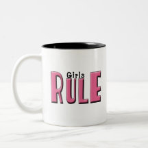Girls Rule Coffee Mug