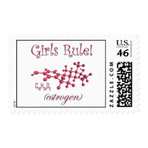Girls Rule estrogen postage stamps!