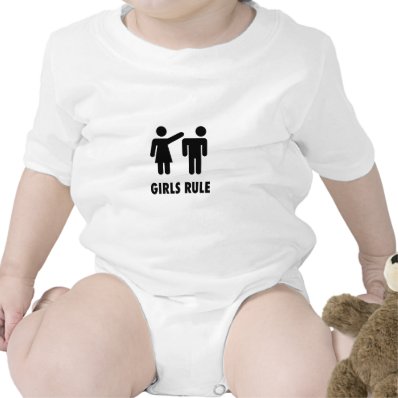 Girls Rule Funny Feminist Tshirts