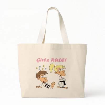 Girls-Rule-judo Tote Bag