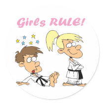 Girls-Rule-judo stickers