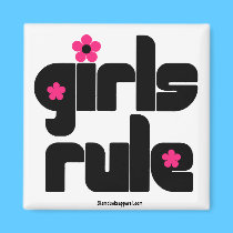 Girls Rule magnet