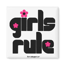 Girls Rule magnet
