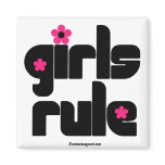 Girls Rule magnet