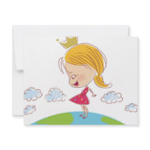 Girls Rule / Mother Earth / Princess theme invitations by monicastamp Girls Rule / Mother Earth / Princess theme invitations