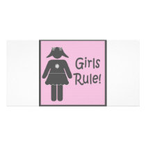 Girls Rule photo cards by definnativearts Girls Rule photo cards