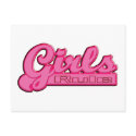 Girls Rule postcards