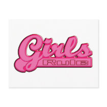 Girls Rule postcards by Imaginechest Girls Rule postcards