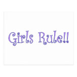Girls Rule! Postcard